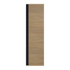 Шкаф - пенал подвесной Uperwood Barsa, 350×280×1200 мм, цвет чёрный/дуб сонома - Фото 4