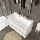 Раковина Uperwood Classic New 100 см, с декоративной крышкой для слива - Фото 2