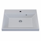 Раковина Uperwood Classic Quartz 60 см, кварцевая, белая матовая, жасмин - Фото 1