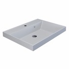 Раковина Uperwood Classic Quartz 60 см, кварцевая, белая матовая, жасмин - Фото 6