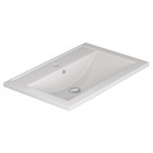Раковина Uperwood Foster Quartz 70 см, кварцевая, белая матовая, жасмин - Фото 4