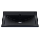 Раковина Uperwood Foster Quartz 70 см, кварцевая, черная матовая, космос - Фото 3