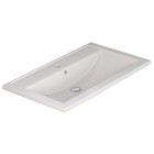 Раковина Uperwood Foster Quartz 80 см, кварцевая, белая матовая, жасмин - Фото 4