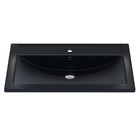 Раковина Uperwood Foster Quartz 80 см, кварцевая, черная матовая, космос - Фото 3