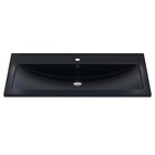 Раковина Uperwood Foster Quartz 100 см, кварцевая, черная матовая, уголь - Фото 3