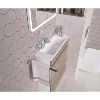 Раковина полувстраиваемая Uperwood Modul 60 см, прямоугольная