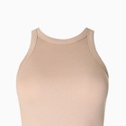 Майка женская, цвет бежевый, размер 46 - фото 28199007