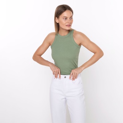 Майка женская, цвет зелёный, размер 50