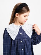 Платье школьное для девочки с воротником синее KAFTAN: School collection, размер 38 (146-152 см) - Фото 3