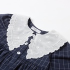 Платье школьное для девочки с воротником синее KAFTAN: School collection, размер 38 (146-152 см) - Фото 7