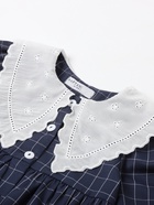 Платье школьное для девочки с воротником синее KAFTAN: School collection, размер 38 (146-152 см) - Фото 8