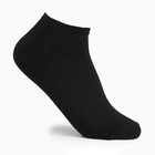 Носки мужские укороченные сетка, цвет чёрный, размер 25 - фото 1886391