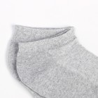 Носки мужские укороченные сетка, цвет серый, размер 25 - Фото 3
