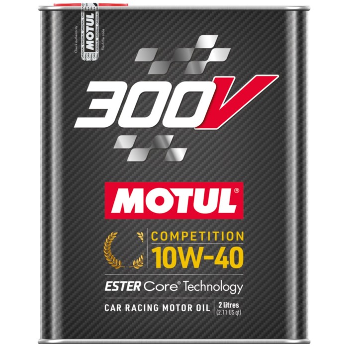 Масло моторное Motul 300V Competition 10w-40, синтетическое, 2 л - Фото 1