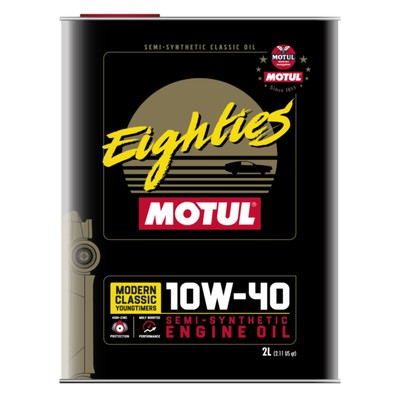 Масло моторное Motul Classic Eighties 10w-40, полусинтетическое, 2 л