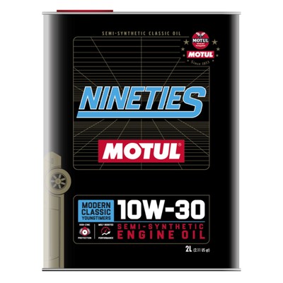 Масло моторное Motul Classic Nineties 10w-30, полусинтетическое, 2 л