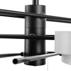 Люстра 625356/6 LED 78 Вт 3 режима 3000-6000К черный-белый 96×96×33 см - фото 3848550