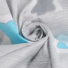 Пеленка Крошка Я "Звёздочки" цвет серый, 70х120 см, 100% хлопок - Фото 3