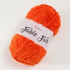 Пряжа "Fable Fur" 100% микрополиэстер 100м/100гр (980 оранж.) - фото 7327627
