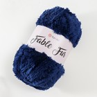Пряжа "Fable Fur" 100% микрополиэстер 100м/100гр (987 синий) - фото 35747930
