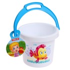 Ведро «Фантазия», 1,4 л, цвет белый - фото 42889096