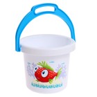 Ведро «Фантазия», 1,4 л, цвет белый - фото 42889097