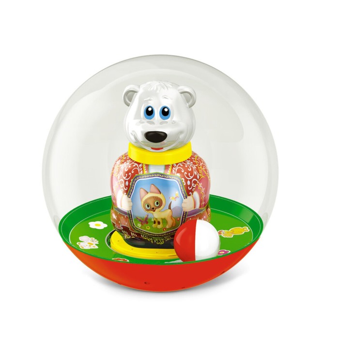 Неваляшка-шар «Медведь Митя» 62605