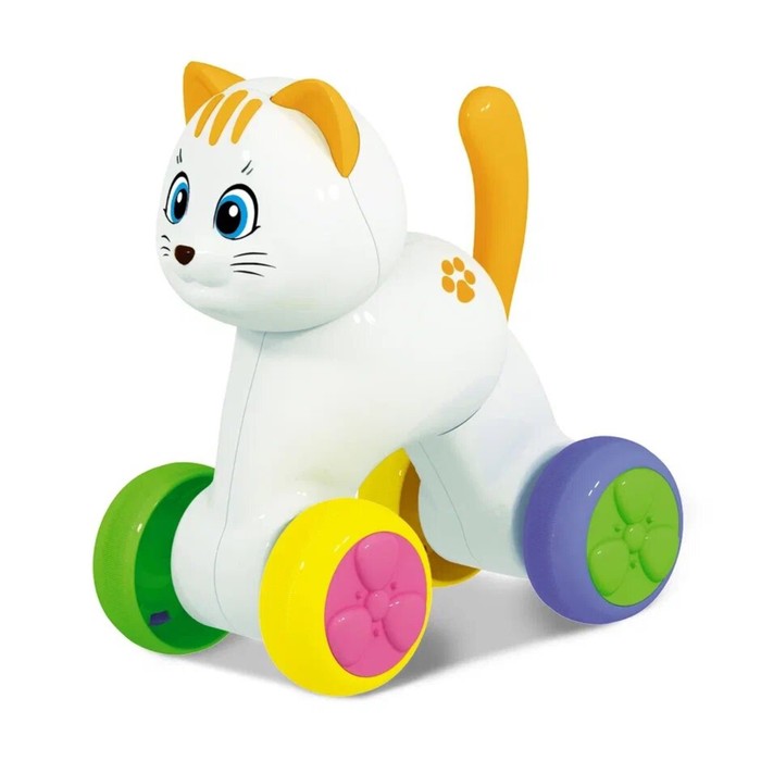 Каталка «Весёлый котик», МИКС - Фото 1