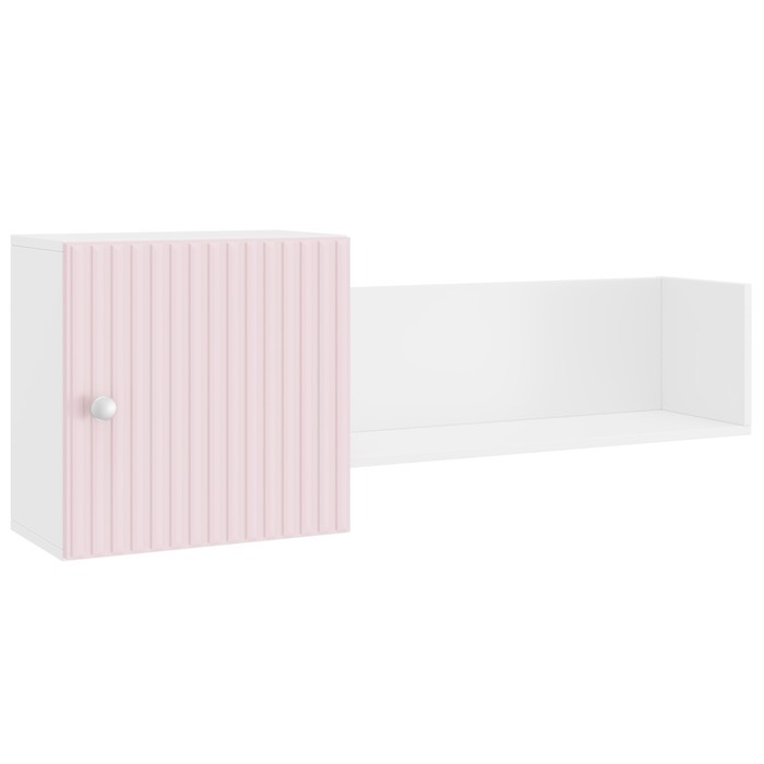 Шкаф навесной «Алиса», 1200х240х440 мм, цвет розовый - Фото 1