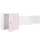 Шкаф навесной «Алиса», 1200х240х440 мм, цвет розовый - Фото 2