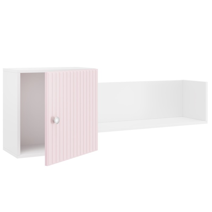 Шкаф навесной «Алиса», 1200х240х440 мм, цвет розовый - фото 1901868845