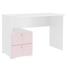 Стол письменный «Алиса», 1200х590х772 мм, с ящиками, цвет белый / розовый - фото 2190269