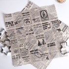 Подпергамент «Газета» бежевый, 30.5×30.5 см - Фото 2