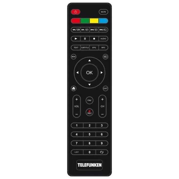 Телевизор Telefunken TF-LED32S39T2, 32", 1366х768, DVB-T2/C/S/S2, HDMI 2, USB 1, черный - фото 51327444