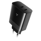 Сетевое зарядное устройство Accesstyle Agate 40W2C, USB-C, 3А, 40Вт, быстрая зарядка, черное - фото 10451137