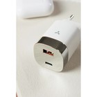 Сетевое зарядное устройство Accesstyle Amethyst 33WCA, 3А, 33 Вт, быстрая зарядка, белое - фото 51462486