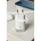 Сетевое зарядное устройство Accesstyle Amethyst 33WCA, 3А, 33 Вт, быстрая зарядка, белое - фото 51462487