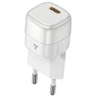 Сетевое зарядное устройство Accesstyle Grape 20WC, USB-C, 3А, 20 Вт, быстрая зарядка, белое - фото 10451146