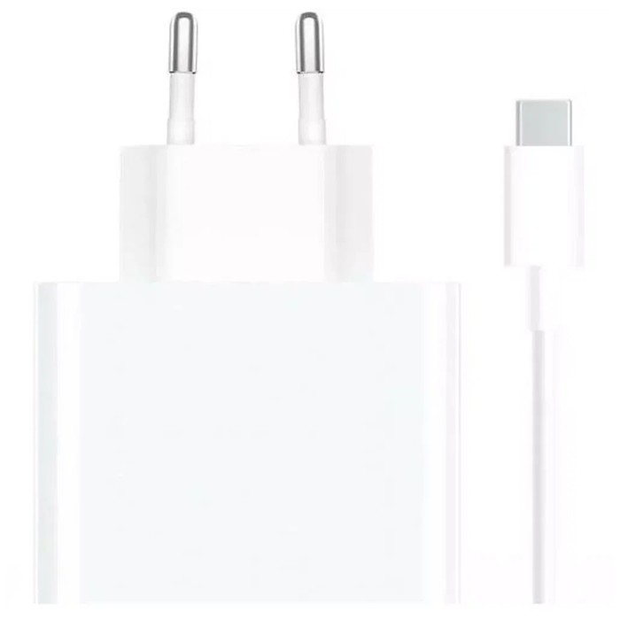 Сетевое зарядное устройство Xiaomi 67W Charging Combo (BHR6035EU), USB, 6.2 А, 67 Вт, белое - фото 51462494