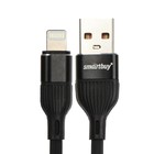 Кабель Smartbuy S72, Lightning - USB, 2.4 А, 1 м, зарядка + передача данных, черный - фото 51462569 Кабель Smartbuy S72, Lightning - USB, 2.4 А, 1 м, зарядка + передача данных, черный - фото 51462569