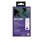 Кабель Smartbuy S72, Type-C - USB, 3 А, 1 м, зарядка + передача данных, черный - Фото 6