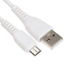 Кабель Smartbuy S40, microUSB - USB, 2.4 А, 1 м, зарядка + передача данных, белый 9598533 - фото 10451295