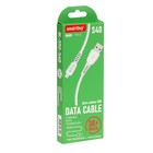 Кабель Smartbuy S40, Type-C - USB, 3 А, 1 м, зарядка + передача данных, белый - фото 51462637 Кабель Smartbuy S40, Type-C - USB, 3 А, 1 м, зарядка + передача данных, белый - фото 51462637