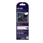 Кабель Smartbuy S26, Lightning - USB, 3 А, 1 м , быстрая зарядка, нейлоновая оплетка, красны - фото 51462669 Кабель Smartbuy S26, Lightning - USB, 3 А, 1 м , быстрая зарядка, нейлоновая оплетка, красны - фото 51462669