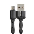 Кабель Smartbuy S26, microUSB - USB, 3 А, 1 м , быстрая зарядка, нейлоновая оплетка, черный - фото 51462677 Кабель Smartbuy S26, microUSB - USB, 3 А, 1 м , быстрая зарядка, нейлоновая оплетка, черный - фото 51462677