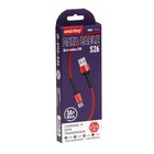 Кабель Smartbuy S26, Type-C - USB, 3 А, 1 м , быстрая зарядка, нейлоновая оплетка, красный - фото 51462703 Кабель Smartbuy S26, Type-C - USB, 3 А, 1 м , быстрая зарядка, нейлоновая оплетка, красный - фото 51462703
