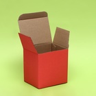 Коробка под кружку, без окна, красная 12 х 9,5 х 12 см - Фото 3