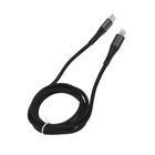 Кабель BYZ BC-031i, Lightning - USB-C, 6 А, 1.2 м, нейлоновая оплетка, черно-синий - фото 51462836 Кабель BYZ BC-031i, Lightning - USB-C, 6 А, 1.2 м, нейлоновая оплетка, черно-синий - фото 51462836