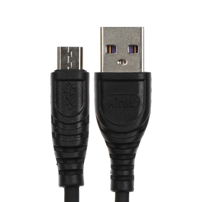 Кабель BYZ BC-007m, microUSB - USB, 3 А, 1.2 м, быстрая зарядка, черный - фото 51462840 Кабель BYZ BC-007m, microUSB - USB, 3 А, 1.2 м, быстрая зарядка, черный - фото 51462840