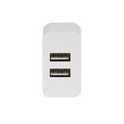 Сетевое зарядное устройство BYZ B35, 2 USB, 2.1 A, кабель Lightning 1 м, белое - фото 51462850 Сетевое зарядное устройство BYZ B35, 2 USB, 2.1 A, кабель Lightning 1 м, белое - фото 51462850
